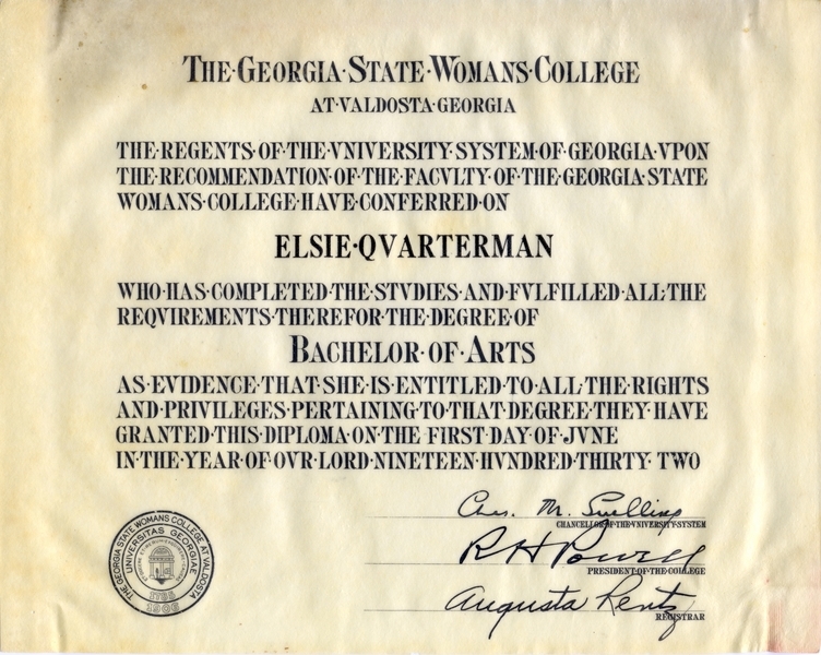 Elsie BA Diploma
