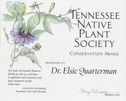 [TN Native Plant Society Award 2008]