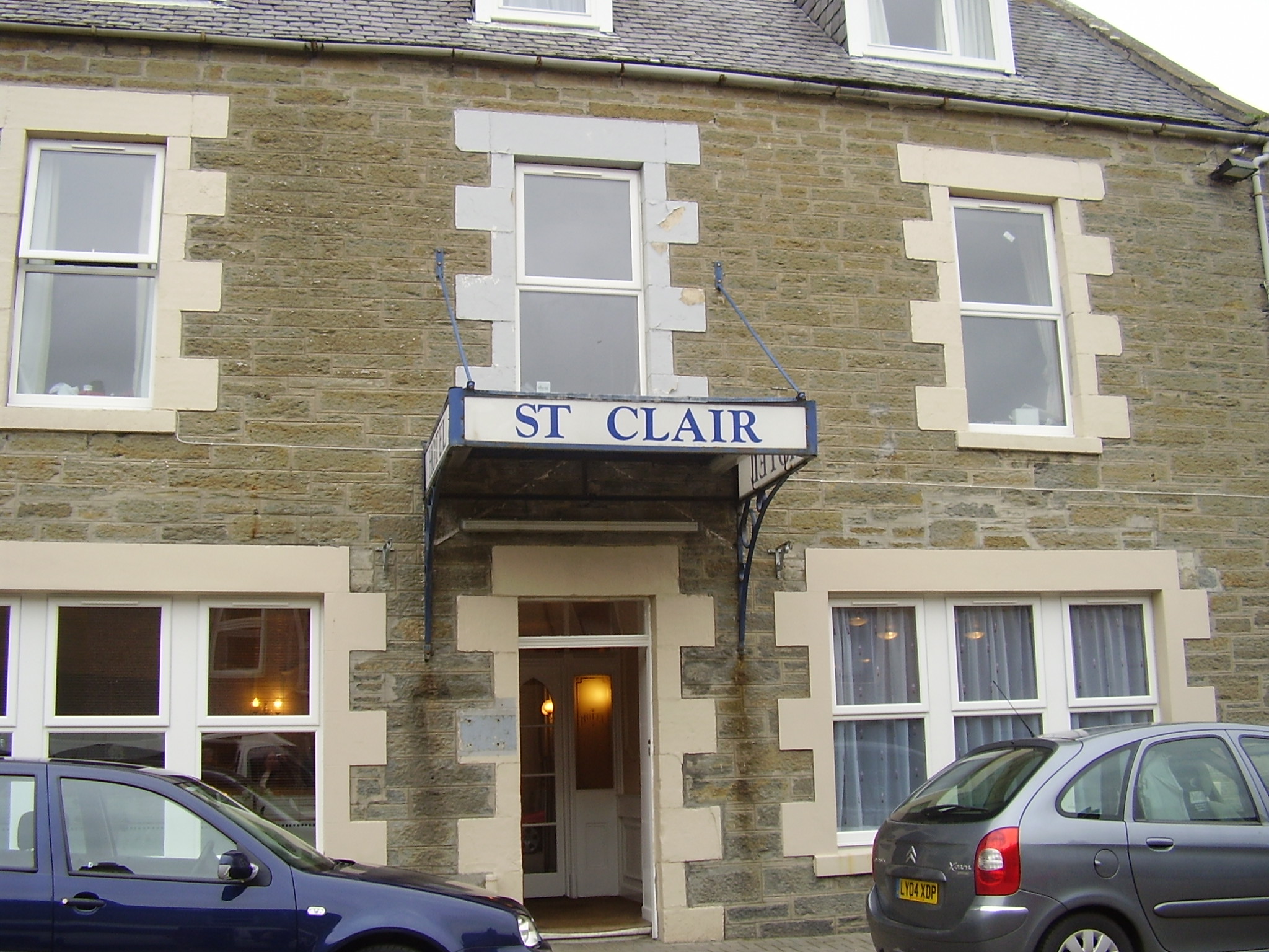 Front, St. Clair Hotel