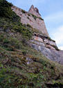 [Rosslyn Castle from below]